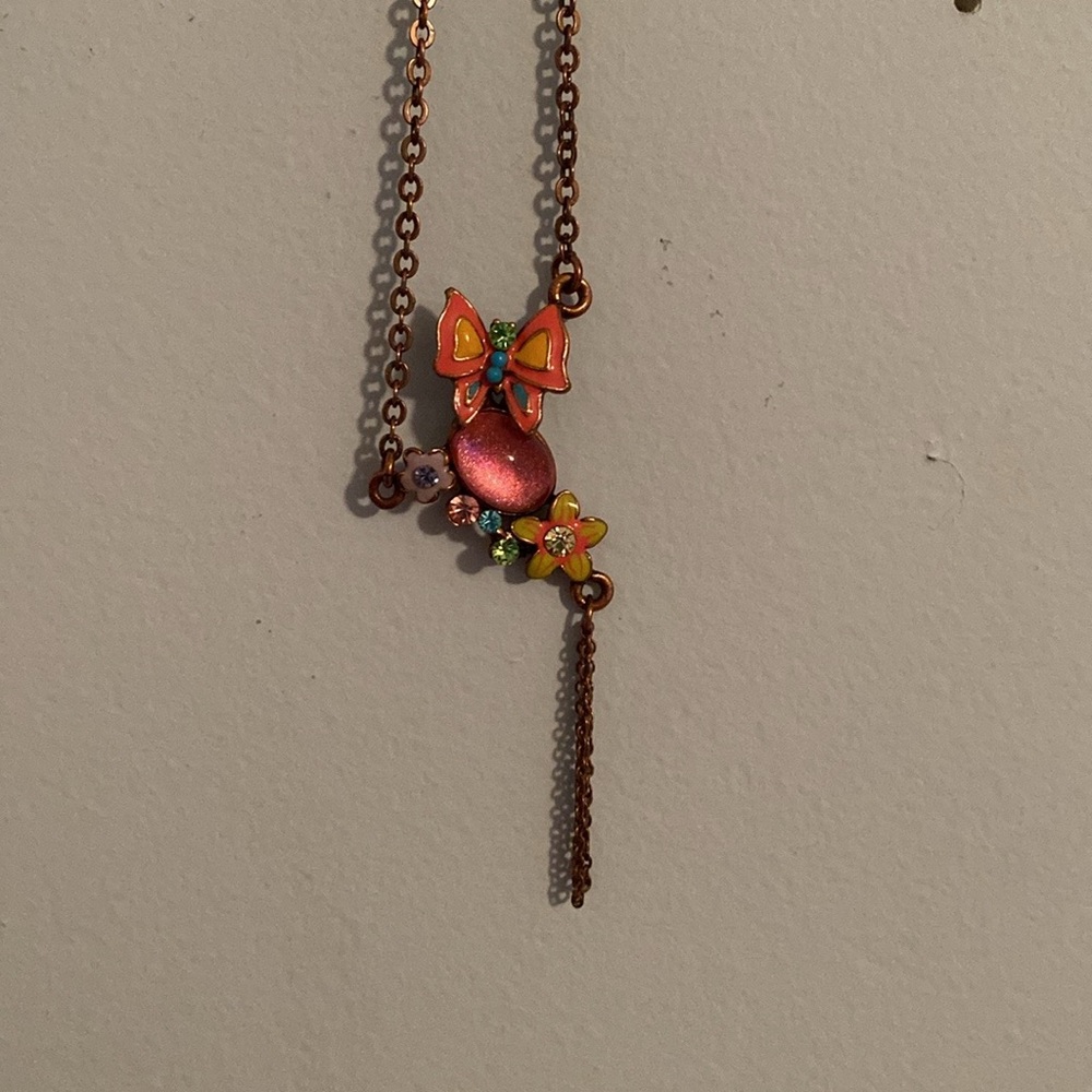 Butterfly jewel necklace
